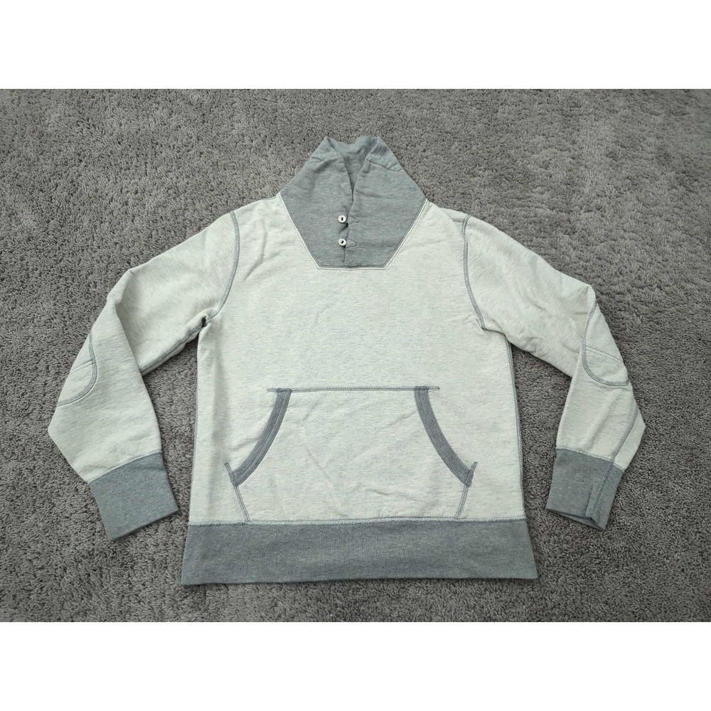 Todd Snyder x Champion Sweatshirt Mens Large Shawl Neck Elbow Patch